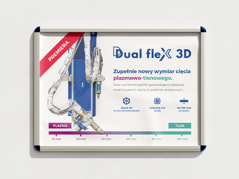 Plakat w ramie Dual Flex 3D