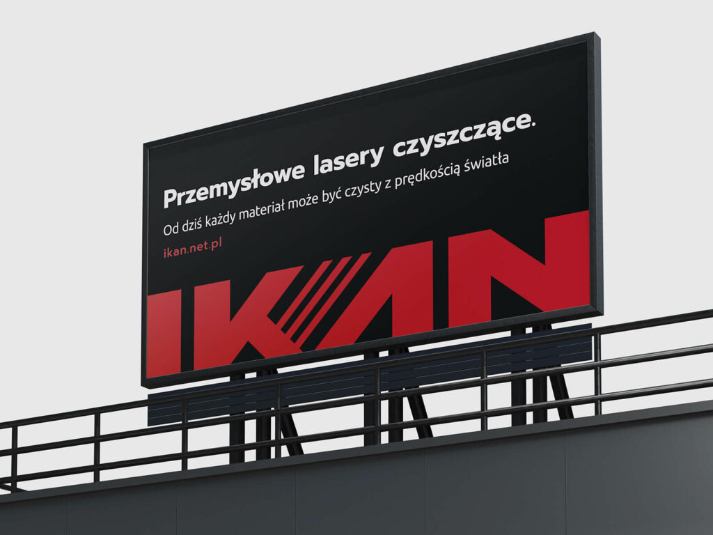 zdjęcie billboardu wykonanego dla firmy ikan z legnicy