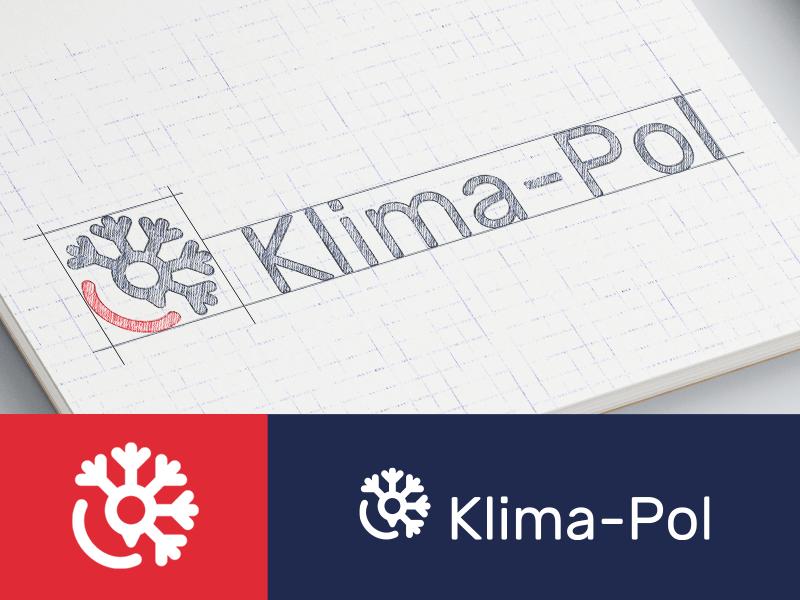Szkic logo Klima-Pol